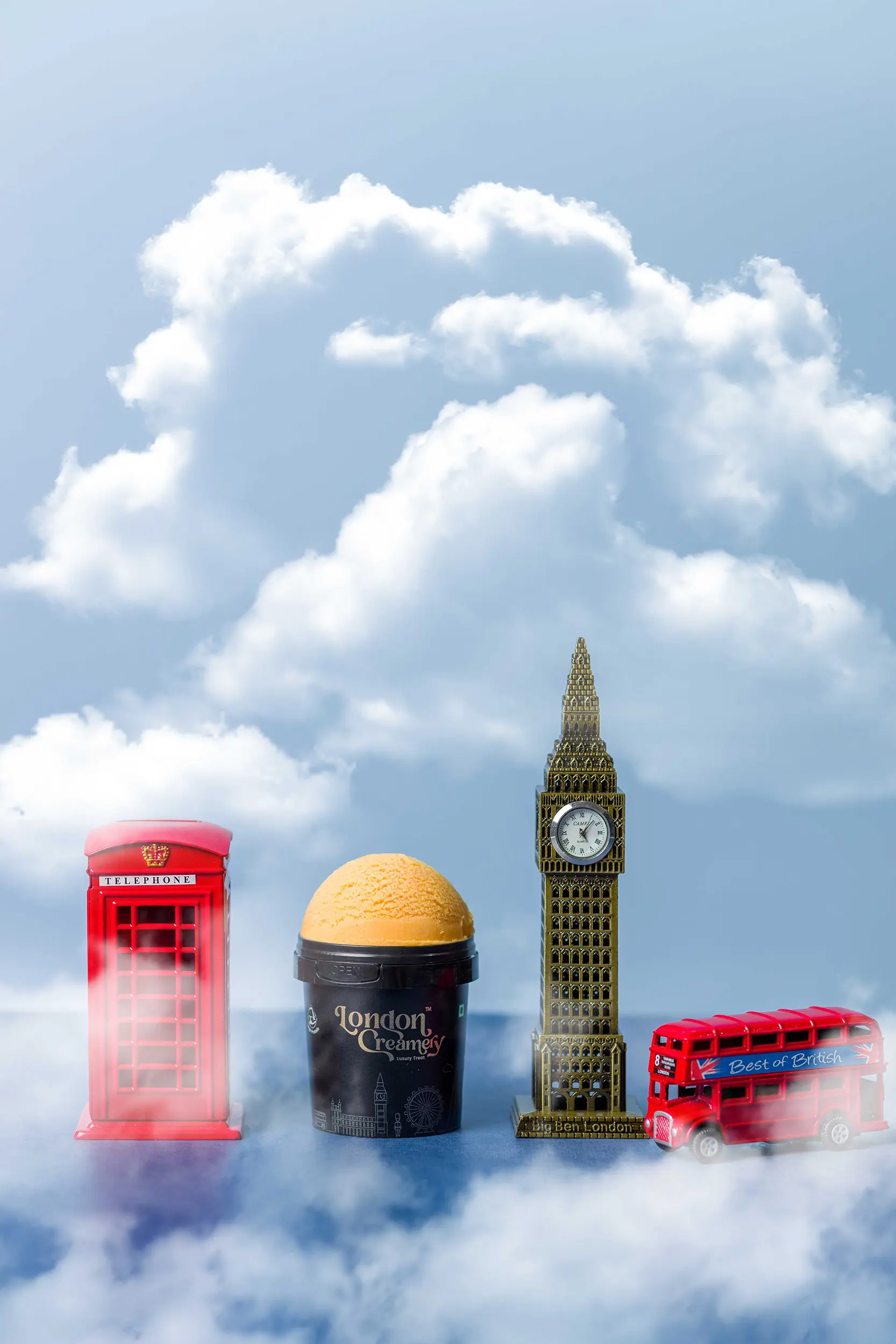 London Creamery ice cream campaign
